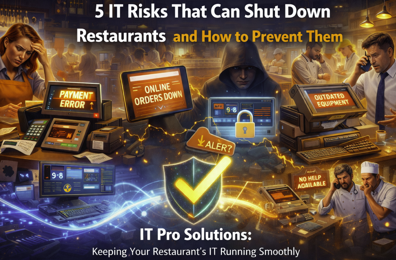 5 IT Risks That Can Shut Down Restaurants and How to Prevent Them