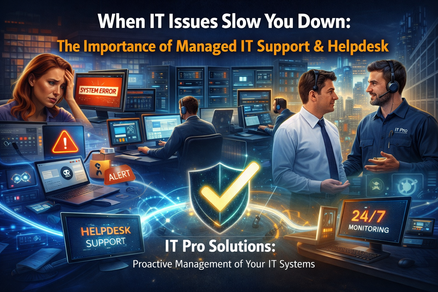 When IT Issues Slow You Down: Why Managed IT Support & Helpdesk Matter More Than Ever